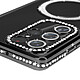 Avis Avizar Coque Diamant pour Samsung Galaxy S22 Ultra MagSafe Contour Strass Noir