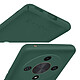 Avizar Coque pour Honor Magic 6 Lite 5G Semi-rigide Soft-touch Anti-traces Vert pas cher