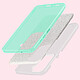 Avis Avizar Coque pour Samsung Galaxy S22 Paillette Feuille Amovible Silicone Semi-rigide  Vert