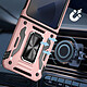 Avis Avizar Coque pour Samsung Galaxy Z Flip 6 Hybride Bague Support Magnétique Rose Champagne