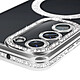 Avis Avizar Coque Diamant pour Samsung Galaxy S23 MagSafe Contour Strass Argent