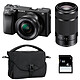 SONY ALPHA 6400 NOIR + 16-50 + 55-210 + Sac + SD 8 Go PROMO GARANTIE 3 ans. MATERIEL PROVENANCE SONY FRANCE. Emballage securisé de vos commandes. Livré avec Facture dont TVA.