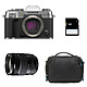 FUJIFILM X-T50 SILVER + 18-135 + Sac + Carte SD 8 Go GARANTIE 3 ANS. MATERIEL PROVENANCE FUJIFILM FRANCE. Emballage securisé de vos commandes. Livré avec Facture dont TVA.