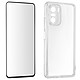 Avizar Coque pour Xiaomi Poco F3 et Mi 11i Silicone Souple et Film Verre Trempé Dureté 9H Transparent Noir Coque Noir en Silicone, Xiaomi Mi 11i