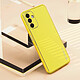 Avis Avizar Coque pour Samsung Galaxy A13 5G et A04s Simili Cuir Polycarbonate Rigide Jaune