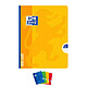 OXFORD Cahier OPENFLEX broché 17x22 cm 192 pages grands carreaux 90g coloris aléatoire x 5 Cahier