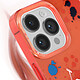 U.S Polo Coque pour iPhone 14 Pro Splatter Double Horse Bords Surélevés Rouge pas cher