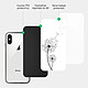 Acheter Evetane Coque en verre trempé iPhone Xs Max Pissenlit