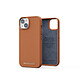 Avis Njorð Coque cuir pour iPhone 14 Cognac-CAMEL