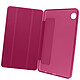 Avizar Étui pour Samsung Tab A9 Clapet Support Trois volets Mise en veille Fuchsia - Housse à clapet avec coins renforcés offrant une protection à 360 degrés à votre Samsung Galaxy Tab A9