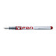 PILOT Stylo Plume Jetable Effaçable V-Pen Pointe Moyenne Rouge x 12 Stylo plume