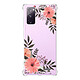 Evetane Coque Samsung Galaxy S20 FE anti-choc souple angles renforcés transparente Motif Fleurs roses Coque Samsung Galaxy S20 FE anti-choc souple angles renforcés transparente Fleurs roses