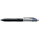 BIC Stylo bille 4 COLOUR GRIP PRO Pointe Moyenne 4 Couleurs classiques x 12 Stylo à bille