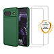 Evetane Coque Google Pixel 8 Silicone liquide Vert Foret + 2 Vitres en Verre trempe Protection ecran Antichocs Coque Google Pixel 8 Silicone liquide Vert Foret + 2 Vitres en Verre trempe Protection ecran Antichocs