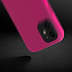 Acheter Avizar Coque iPhone 11 Silicone Semi-rigide Mat Finition Soft Touch Fushia