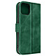 Avizar Étui pour iPhone 14 Clapet Portefeuille Support Vidéo Soft-touh  Vert - Housse de protection pratique et élégante pour iPhone 14