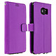 Avizar Housse Samsung Galaxy S7 Edge Etui Portefeuille Fonction Stand Violet - Etui folio à languette magnétique pour Samsung Galaxy S7 Edge