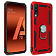 Avizar Coque Galaxy A70 Bi matière Rigide et Souple Bague Support Vidéo rouge - Coque de protection spécialement conçue pour le Samsung Galaxy A70, Rouge