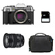 FUJIFILM X-T50 SILVER + 16-80 + Sac + Carte SD 8 Go GARANTIE 3 ANS. MATERIEL PROVENANCE FUJIFILM FRANCE. Emballage securisé de vos commandes. Livré avec Facture dont TVA.