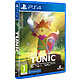 Tunic PS4 Préparez-vous à vivre les aventures de Tunic, notre charmant petit renard préféré équipé de ses épée et bouclier ainsi que de sa tunique verte qui sy