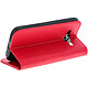 Avizar Etui Portefeuille - Housse Porte-Carte - Samsung Galaxy Core Prime - Rouge pas cher