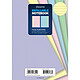 FILOFAX Recharge Carnet Notebook A5 Papier Pastel Ligné 60 feuilles assortis Carnet