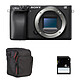 SONY ALPHA 6400 NOIR NU + Sac + SD 8 Go PROMO GARANTIE 3 ans. MATERIEL PROVENANCE SONY FRANCE. Emballage securisé de vos commandes. Livré avec Facture dont TVA.