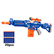 TechKidz Fusil d'assaut à fléchettes en mousse - Modèle Platoon Bleu Dimensions : 72x27,5 cm