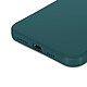 Avizar Coque pour iPhone 16 Pro Max Silicone Finition Mate Soft Touch Vert Foncé pas cher