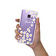 Evetane Coque Samsung Galaxy S9 360 intégrale transparente Motif Marguerite Tendance pas cher