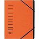 PAGNA Trieur 'Sorting File', 7 compartiments, orange Trieur