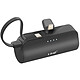 LinQ Batterie de Secours 6000mAh Double Connectivité USB C et Lightning  Noir Batterie de secours signée LinQ, ultra-compacte pour tenir dans votre poche, vous permettant de l'emporter partout