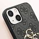 Acheter Guess Coque pour iPhone 13 Mini Découpes Précises et Bords Surélevés Noir