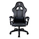 Subsonic - Chaise gaming ou de bureau GEM noir Chaise gaming accessible qui offre confort, ergonomie et style pour une utilisation gaming ou bureautique. Caractéristiques clés:  Assise ergono