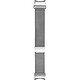 BigBen Connected Bracelet pour Galaxy Watch 4/4 Classic/5/5 Pro/6/6 Classic Milanais Acier Argent Accessoire élégant et haut de gamme