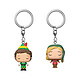 Elfe - Pack 2 porte-clés POP! Buddy & Jovie 4 cm Pack de 2 porte-clés POP! Elfe, modèle Buddy &amp; Jovie 4 cm.