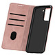 Avizar Housse Galaxy S21 Plus Portefeuille Support vidéo Business rose chamagne - Housse de protection de la collection Business, spécialement conçue pour Samsung Galaxy S21 Plus.