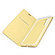 Forcell Étui pour Samsung Galaxy S22 Plus Porte-carte Support Vidéo  Luna Book Gold Doré - Housse de protection signée Forcell série Luna Book Gold pour Samsung Galaxy S22 Plus