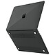 Avizar Coque Protection Antichoc Polycabonate Noir p. MacBook Air 13 2020 / 2019 / 2018 - Coque protectrice spécialement conçue pour Apple MacBook Air 13 2020 / 2019 / 2018