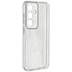 Avizar Coque pour Samsung S23 FE Silicone Pailleté Caméra Protégée Transparent Conception flexible encaissant les rayures ainsi que les chocs légers pour protéger efficacement votre téléphone