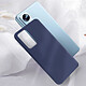 Acheter Avizar Coque pour Xiaomi 12 Lite Silicone Flexible Finition Mate Anti-traces  bleu nuit