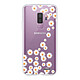 Evetane Coque Samsung Galaxy S9 Plus 360 intégrale transparente Motif Marguerite Tendance Coque Samsung Galaxy S9 Plus 360 intégrale transparente Marguerite Tendance