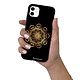 LaCoqueFrançaise Coque iPhone 12 Mini Silicone Liquide Douce Mandala Or pas cher