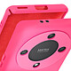 Avizar Coque pour Honor Magic 5 Lite 5G Semi-rigide Soft-touch Anti-traces Fuchsia pas cher