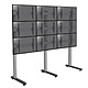 KIMEX 031-2901K1 Support sur pieds mur d'images pour 9 écrans TV 50''-55'' - A poser