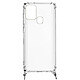 Avizar Coque Galaxy A21s Anneau personnalisable avec bijou/Chaîne - Transparent Coque transparente conçu sur mesure pour Samsung Galaxy A21s