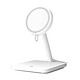 Twelve south Support pour Chargeur MagSafe iPhone avec Support Stand Forté Blanc Support bureau Noir