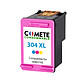 COMETE  - 304XL - 1 cartouche compatible HP 304 XL - Couleur - Marque française 1 cartouche compatible HP 304 XL 304XL Couleur