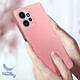 Acheter Avizar Coque pour Xiaomi Redmi Note 12 4G Silicone Semi-rigide Finition Douce au Toucher Fine  Rose