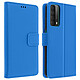 Avizar Housse Huawei P smart 2021 Porte-carte Fonction Support Vidéo - Bleu - Etui de protection intégrale, spécialement conçu pour Huawei P smart 2021.